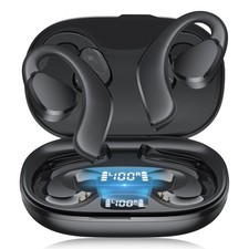 Open Ear, Open Ear True Wireless Headphones Bluetooth 5.3, Sports with Earhoo...