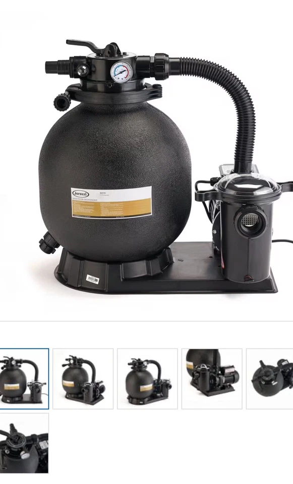 Jacuzzi Above Ground Sand Filter With 0.75 HP Pump For Soft Sided Pools - Image 2 of 2