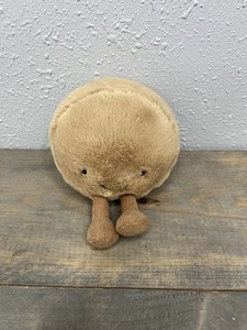 Jellycat Amuseables Mona Macaron Soft Plush Toy Brown 4'' Collectibles Used