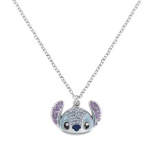 Disney - Stitch Crystal Head Pendant Necklace NEW