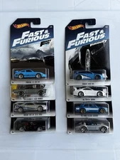 Hot Wheels Fast & Furious 2016 Set (8) Walmart Exclusive Skyline Supra Porsche