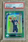 2024 Panini Donruss Optic Drake Maye Rated Rookie #229 Green Hyper RC PSA 10