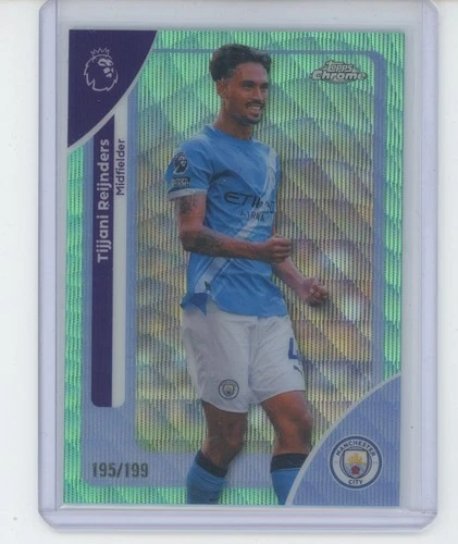 TIJJANI REIJNDERS 2026 Topps Chrome MLS #122 AQUA WAVE REFRACTOR  SP /199
