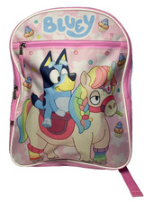 Bluey and Friends School Backpack Unicorn Pony 16 x 12 new with tags