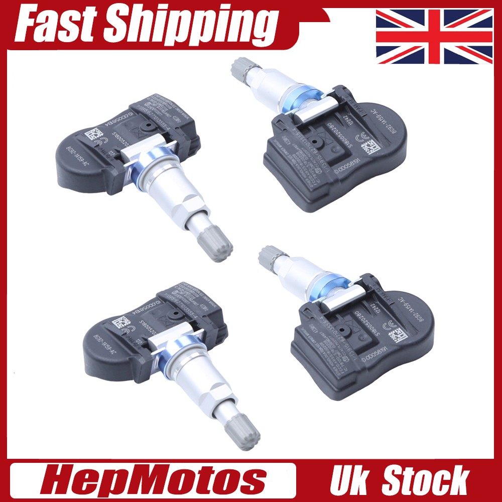 TPMS Tyre Pressure Valve Sensor x4 FOR Ford Focus, S-Max, Mondeo, Galaxy, Fiesta - Image 5