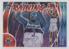 2020-21 Panini Donruss Optic Raining 3s Red Pulsar Prizm Bradley Beal #17 1b8