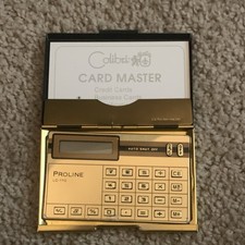 Colibri Card Master LC-110 Business Card Holder with Calculator