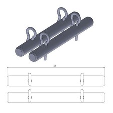 KAWASAKI ER5 W650 ER6 VERSYS Z750 ZR7 ZEPHYR W800 VN KIT AXE PLAQUETTES DE FREIN