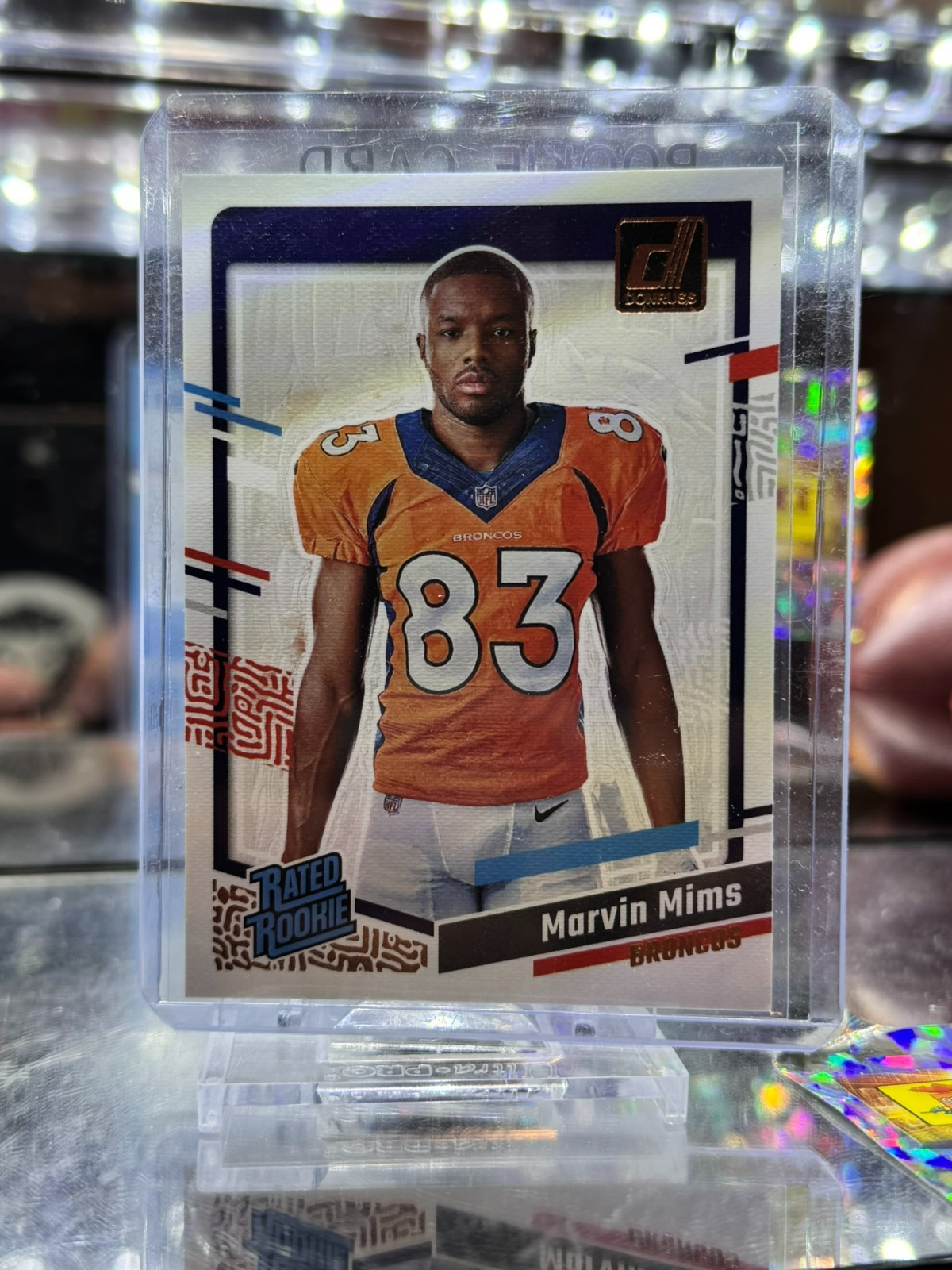 2023 Panini Donruss - Rated Rookie Portrait Marvin Mims #19 (RC)