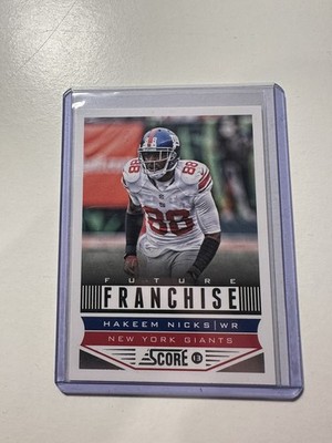 2013 Panini Score Hakeem Nicks New York Giants #319 Future Franchise