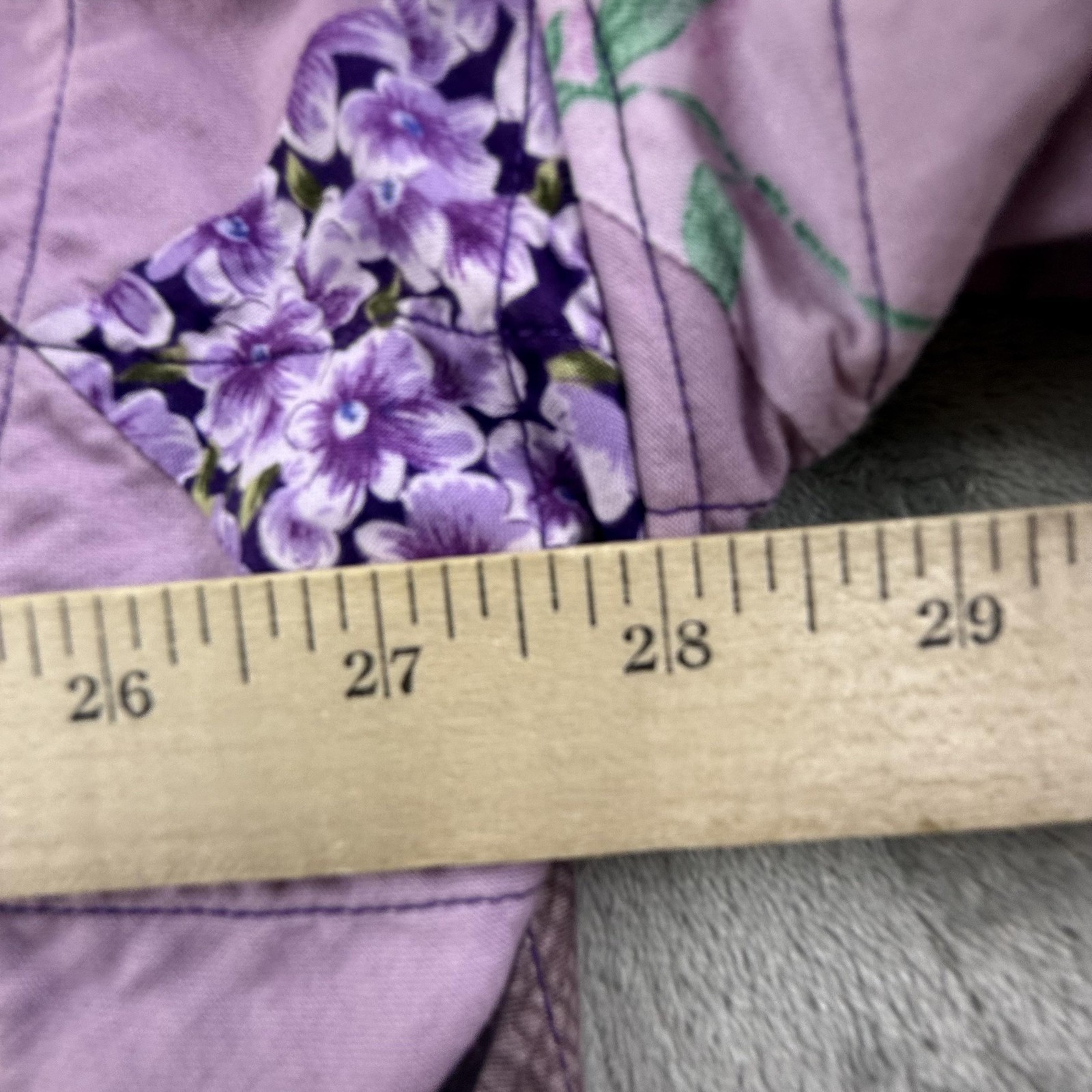 Vintage Patchwork Quilted Bomber Jacket Womens 2X… - image 14