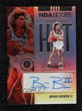 2019-20 NBA Hoops Premium Stock Hot Signature Rookies Brian Bowen II Auto 0nm7
