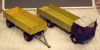 DINKY VINTAGE "RARE" DIECAST MODEL (MERCEDES TRUCK AND TRAILER MODEL)No 917/USED