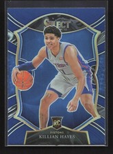 2020-21 Panini Select Silver Prizm Killian Hayes RC #67 Detroit Pistons