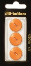 Dill Buttons ~ (0879) - 11/16" - 3 ct