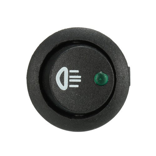 23mm On Off Rocker Switch Round 12V Led Fog Light Lamp Symbol Car Van Truck - Picture 7 of 15