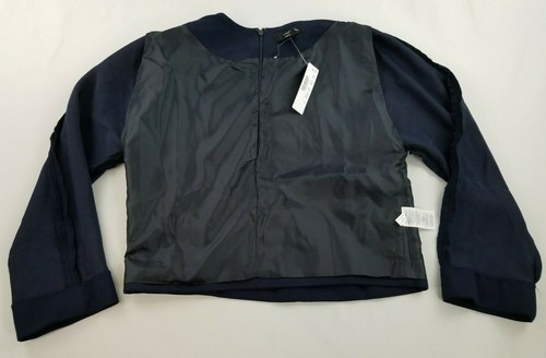 J.CREW 365 women blouse top shirt L2327 navy sz 4 $79.50 - Imagen 9 de 12