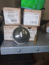 Set of 5 Watco 48751-BN Nufit Push Pull® Tub Closure, Brushed Nickel New