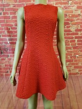 Zara Woman sleeveless Red Scatter Dress Size Small