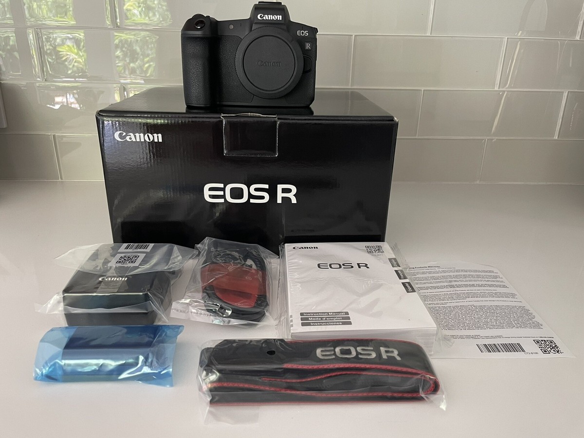 Canon EOS R Mirrorless Digital Camera Body Only W/ Box and