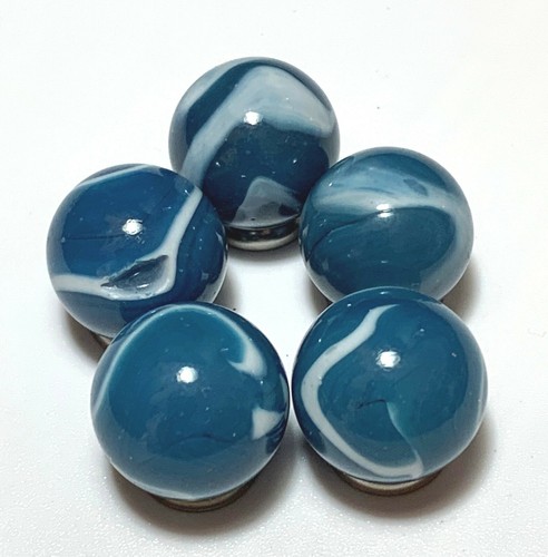 25mm Hippo (5/8th") Glass Mega Marble Shooters Pk 5 Vacor 2006-2010 Mega Marbles - Picture 3 of 5
