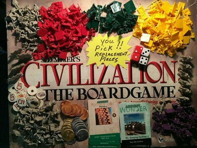 Sid Meiers Civilization Game Replacement Pieces YOU PICK Eagle Games FREE SHIP