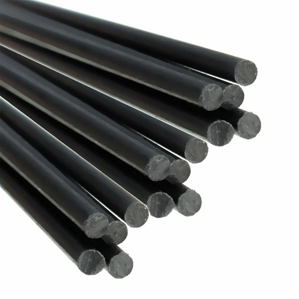 8mm/ 10mm Diameter x 500mm Carbon Fiber Solid Rod Round Bar Pin For RC Airplane - Image 3 of 4
