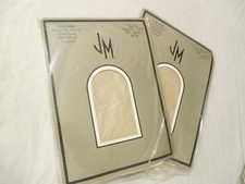 Joseph Magnin Pantyhose JM Style 1080 SEASHELL Color Lot 2 Size B Vintage
