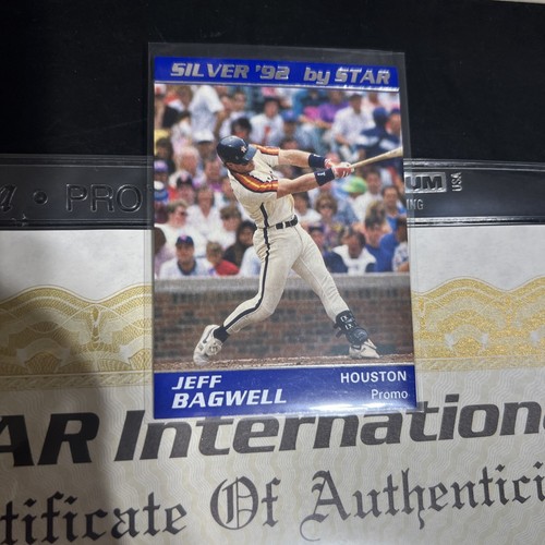 🔥1992 STAR CO. SILVER JEFF BAGWELL SET ONLY 200 SETS W/Promo/Cert💥EBAY POP 1 - Picture 3 of 24