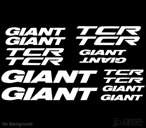 Giant TCR Cycling Bike Stickers Set of 