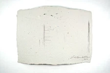 Ink Drawing "Sisyphus" handmade paper sig. Prof.em Andreas Loeschner-Gornau o02