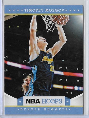 2012-13 Panini NBA Hoops Basketball Timofey Mozgov Card #114 Denver ...