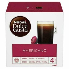 Dolce Gusto Americano Coffee Capsules - Pack 6X 16 Capsules, Total of 96