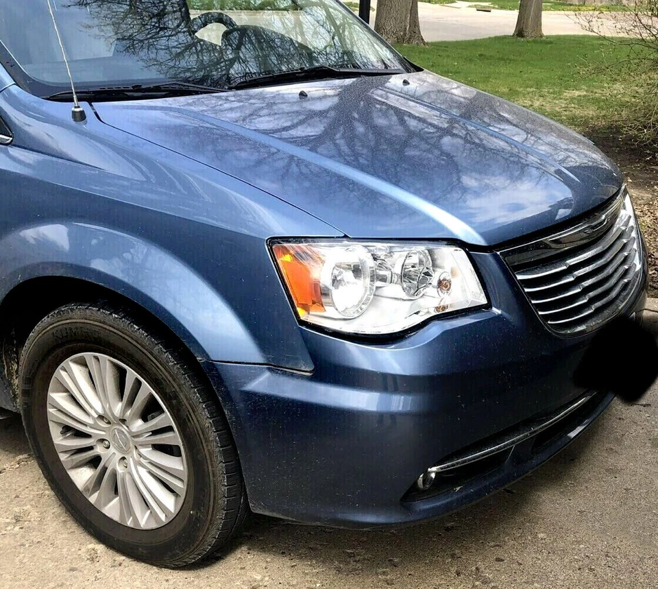 Pair For 2011-2018 Dodge Grand Caravan 2008-2016 Chrysler Town&Country Headlight Foto 2 de 4