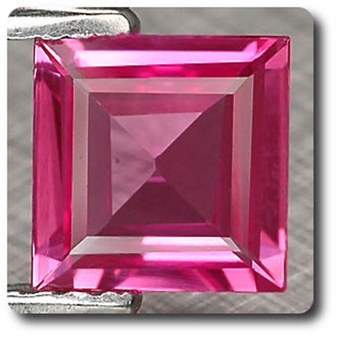 Saphir rose Madagascar 1.48 cts pierre précieuse rose IF pour bague et pendentif