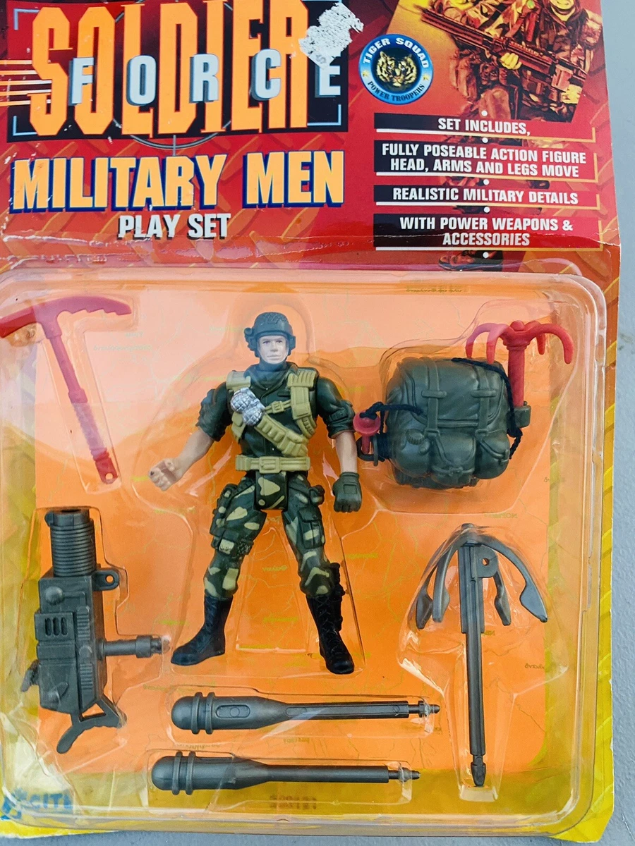 NEW SOLDIER FORCE TIGER SQUAD MILITARY ARMY MEN FIGURE DOLLAR TREE