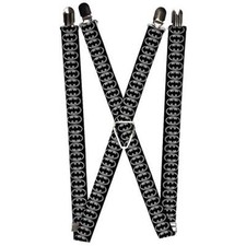 Men's Suspender-Batman, Multicolor, One Size