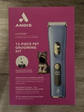 ANDIS enVISION Cordless Clipper Pet 12-PIECE INCLUDES A NAIL CLIPPER BRAND  NEW
