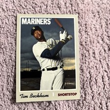 2019 Topps Heritage High Number #554 Tim Beckham Seattle Mariners