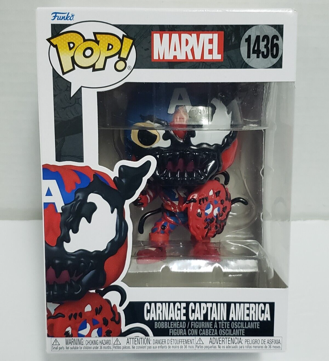 CARNAGE CAPTAIN AMERICA - Marvel Absolute Funko POP! #1436 Vinyl