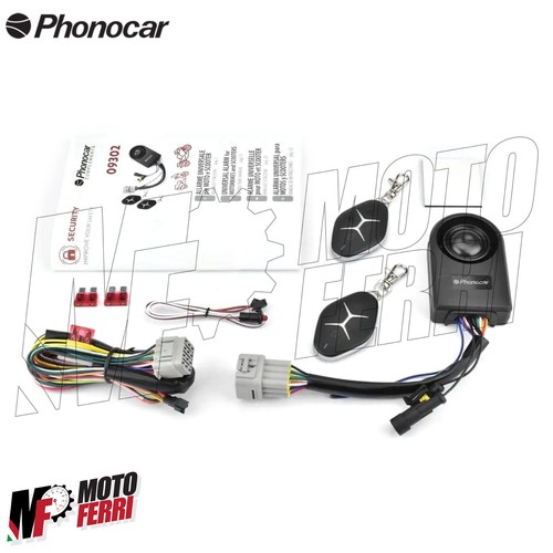 MF4301 Antirrobo Electrónico Universal Moto Scooter PHONOCAR 09302 Mando - Imagen 2 de 4
