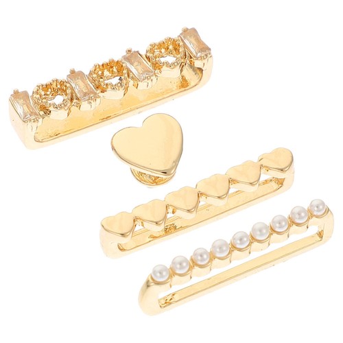 4 Stck. Dekoratives Armband Uhr Druckknopf Nägel Dekorativer Ring Charm - Bild 1 von 12