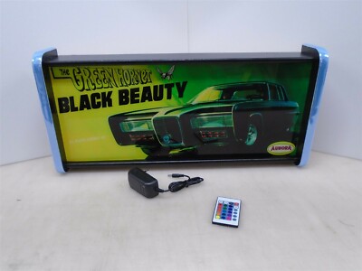 Aurora Green Hornet Black Beauty LED Display light sign box