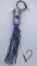 Salt Slayer®  High Speed Stainless Steel Trolling Lure Rattling head Mylar skirt