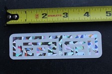 Geersten Clothing Surf Skate Snowboard Silver Z28A Vintage Skateboarding STICKER