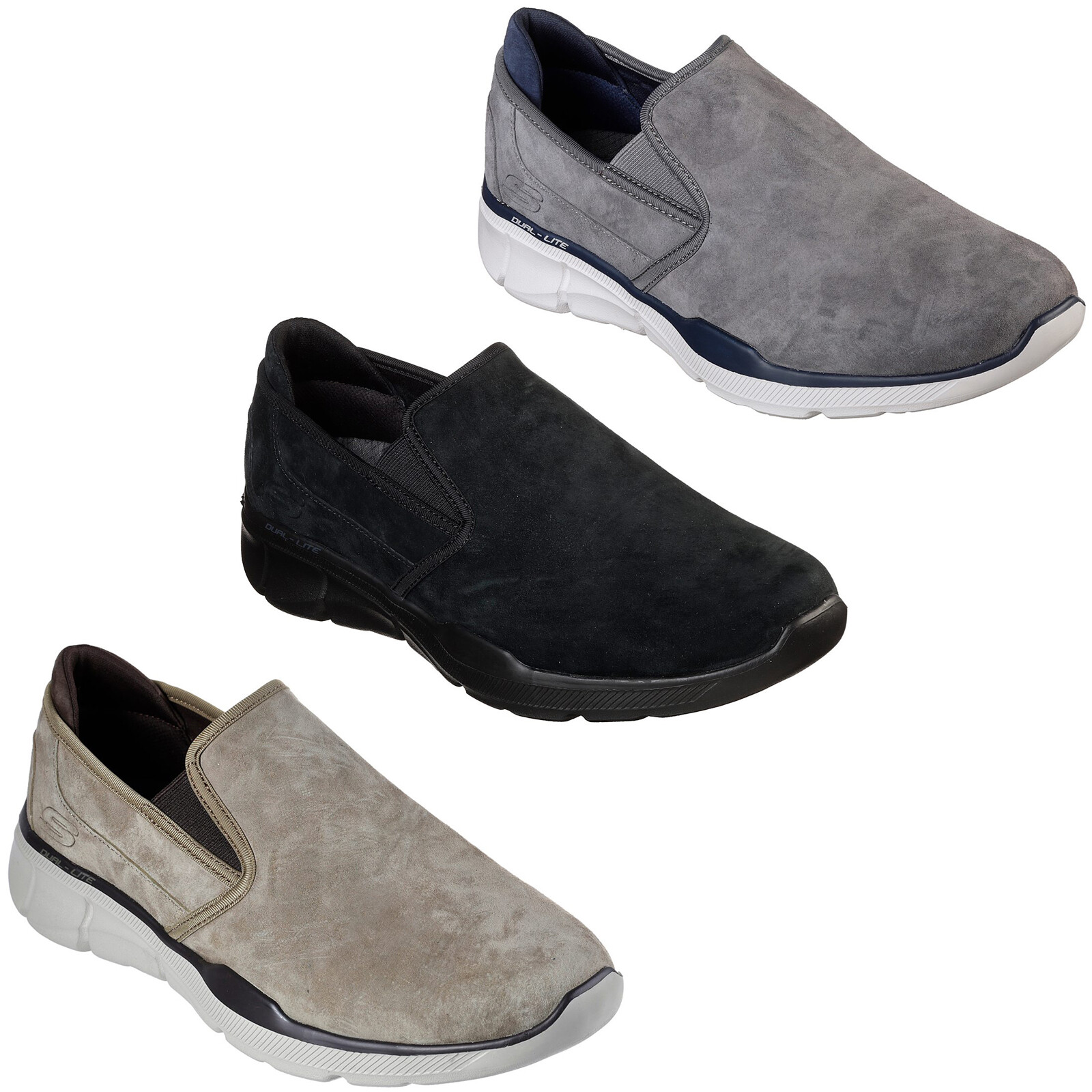 skechers status borges mens canvas shoes