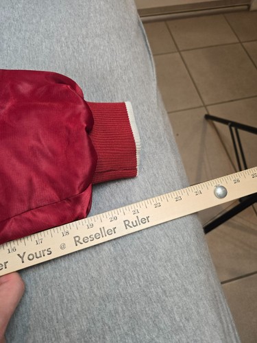 Vtg Team Nike Cleveland Cavaliers Mens 3XL Gold Embroidered Satin Bomber Jacket - Picture 10 of 16