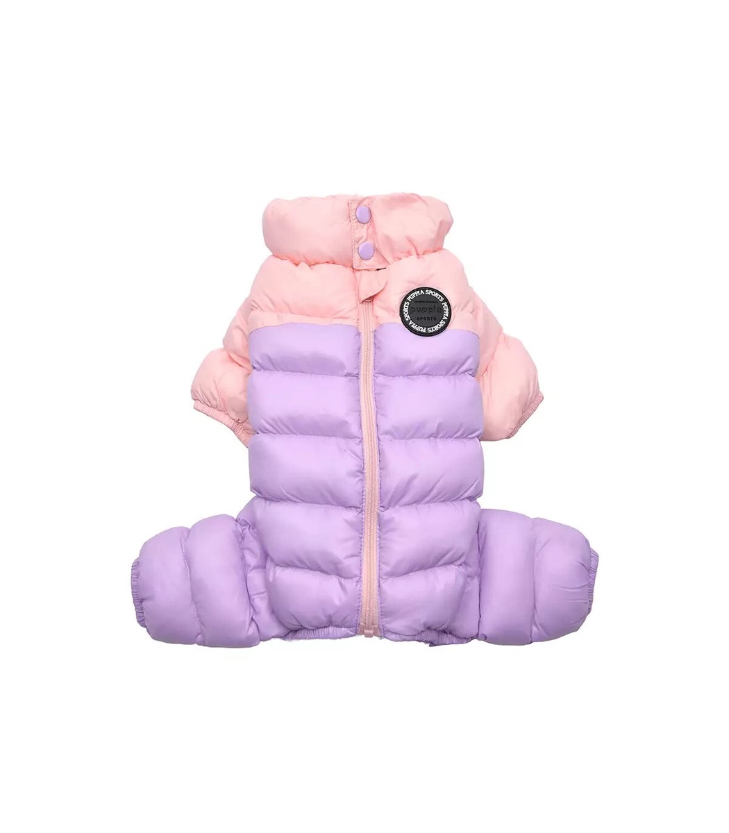 papipupepo ダウンジャケット Puppia Dog Ultralight Pastel Pink Purple Full Body Microfiber