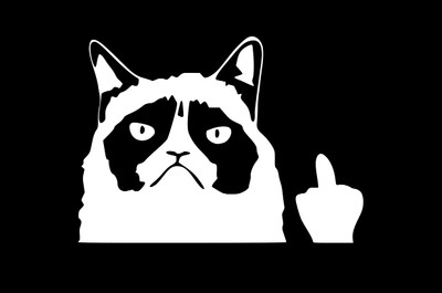 Free Free 104 Middle Finger Cat Svg SVG PNG EPS DXF File