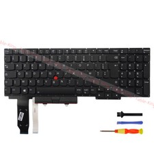 French Backlit Replacement Keyboard for Lenovo Thinkpad E15 Gen1/R15 Gen1
